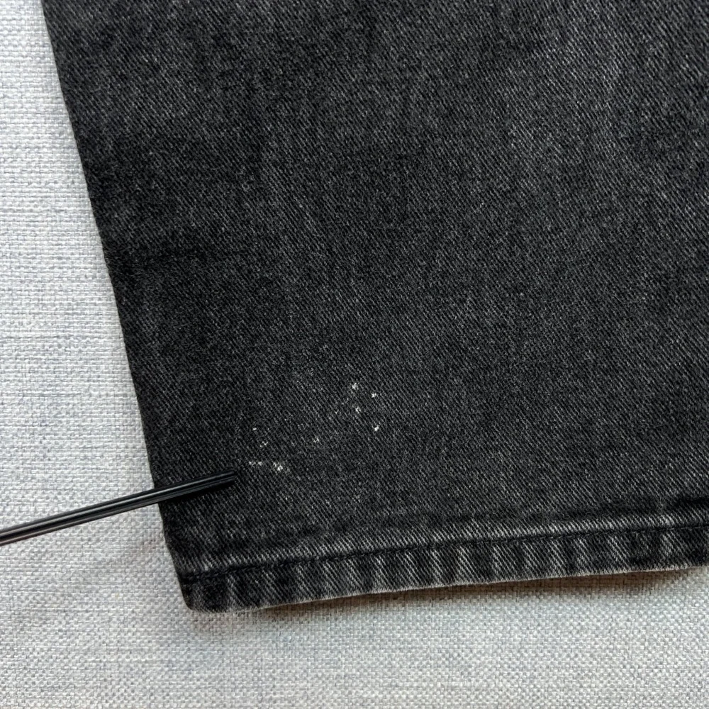 Vintage Tommy Hilfiger Freedom Jeans‎ Black Wash Denim Men 33x28.5 90s Baggy Y2K
